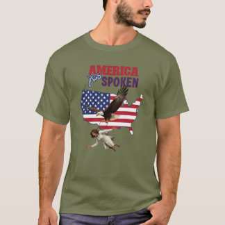 Kamala Funny America Has Spoken Eagle USA  T-Shirt