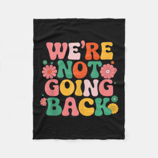 @kamala Groovy Colourful Vintage Style Kamala Harr Fleece Blanket