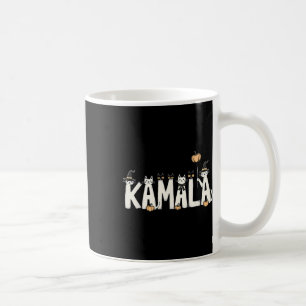 Kamala Halloween Cat Lover Witch Name Design Coffee Mug