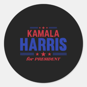 Kamala Hariss For President Election 2024 Classic Round Sticker