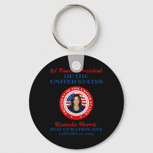 Kamala Harris 1st Female President Inauguration Pa Key Ring