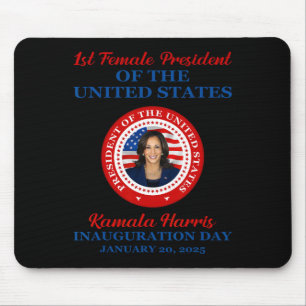 Kamala Harris 1st Female President Inauguration Pa Mouse Mat
