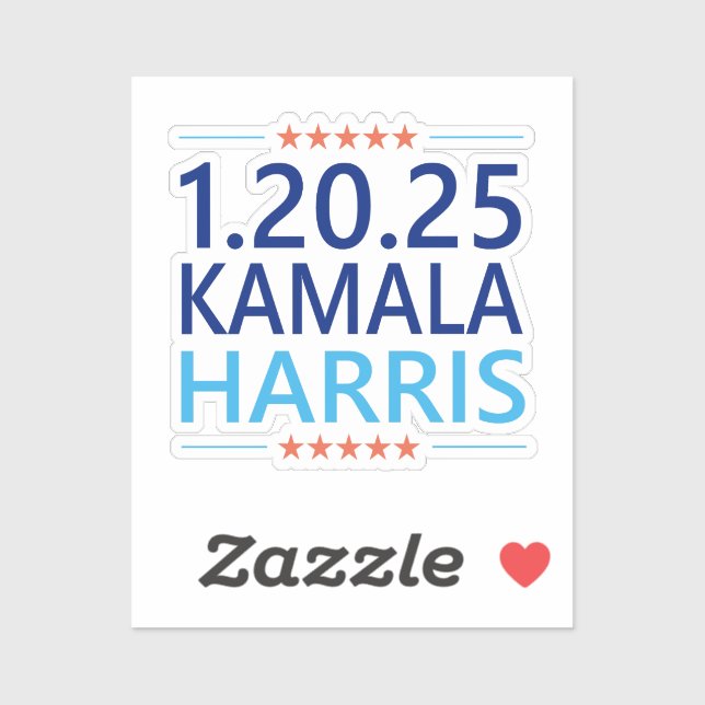 Kamala Harris 1st Woman President 1.20.25 (Sheet)