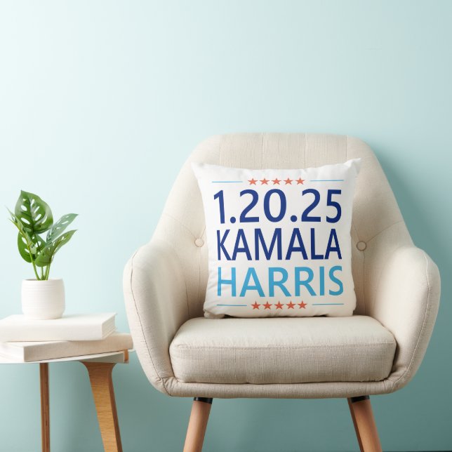 Kamala Harris 1st Woman President 1.20.25 Cushion (Chair)