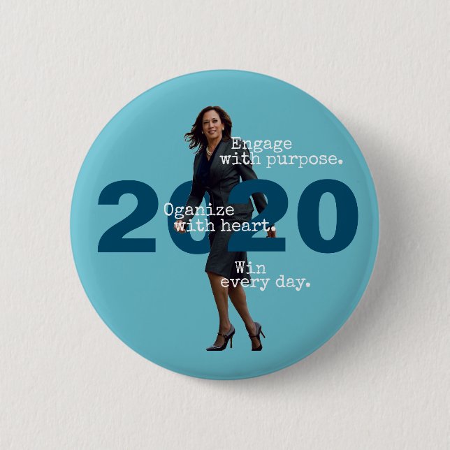 Kamala Harris 2020 6 Cm Round Badge (Front)
