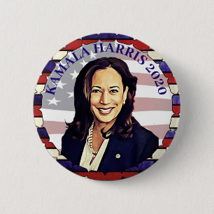 Kamala Harris 2020 Presidential Election Candidate 6 Cm Round Badge