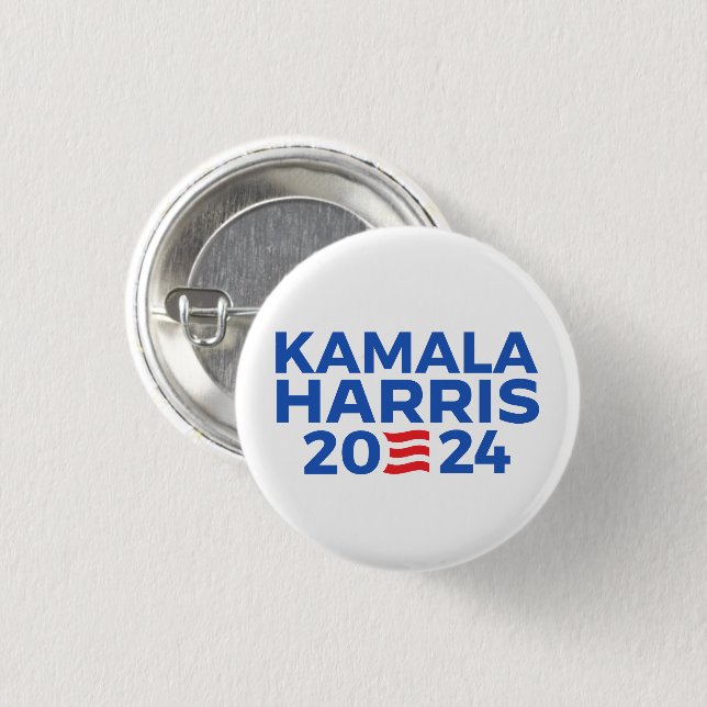 Kamala Harris 2024 3 Cm Round Badge (Front & Back)