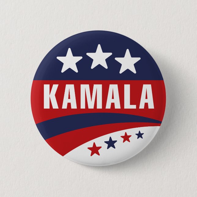 Kamala Harris 2024 6 Cm Round Badge (Front)