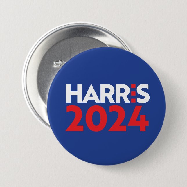 Kamala Harris 2024 7.5 Cm Round Badge (Front & Back)