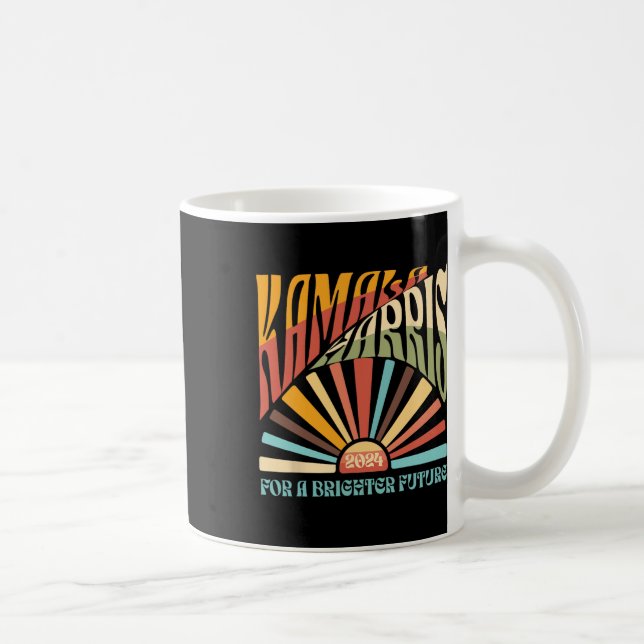 Kamala Harris 2024 Brighter Future Kamala Sunrise  Coffee Mug (Right)