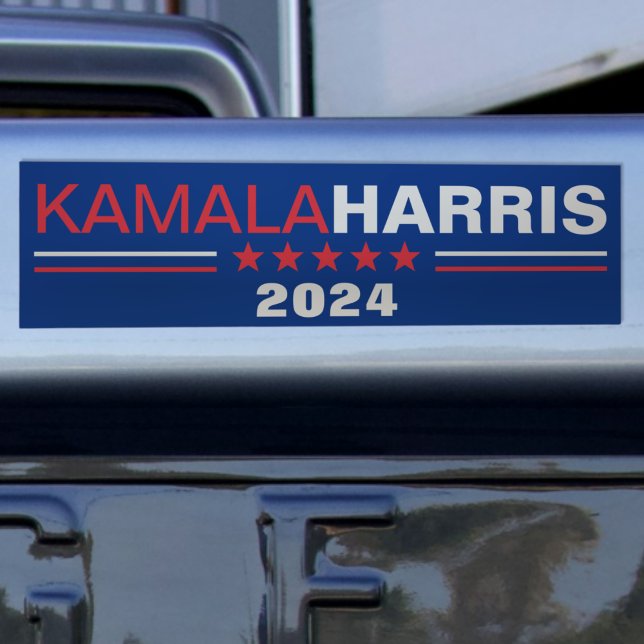 Kamala Harris 2024 Campaign Blue Bumper Sticker (Creator Uploaded)