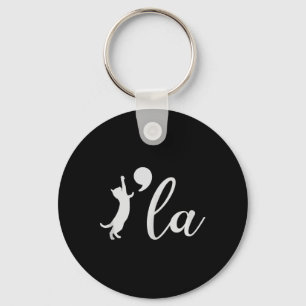 Kamala Harris 2024 Cat Lady President Comma La Fun Key Ring