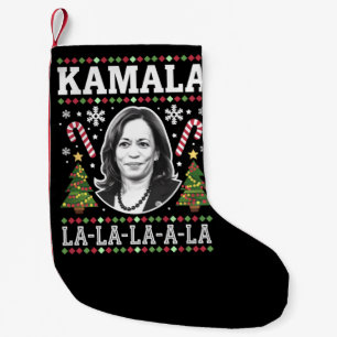 Kamala Harris 2024 Christmas Comma La Xmas Small Christmas Stocking
