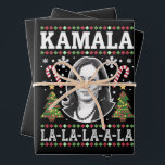 Kamala Harris 2024 Christmas Comma La Xmas Wrapping Paper Sheet<br><div class="desc">Kamala Harris 2024 Christmas Comma La Xmas</div>