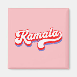 Kamala Harris 2024 Cute 2024 Election Hot Pink Magnet