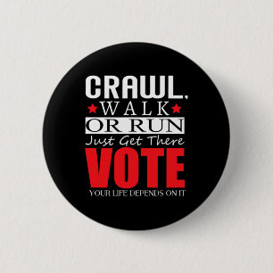 Kamala Harris 2024 Election Anti Trump 6 Cm Round Badge
