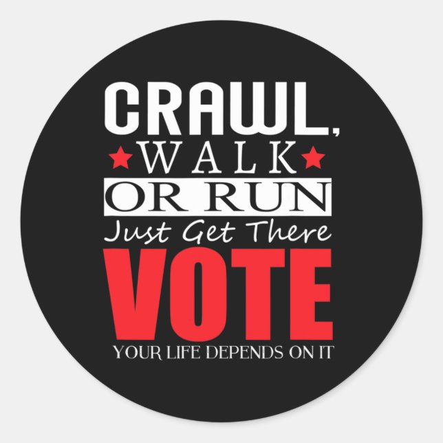 Kamala Harris 2024 Election Anti Trump  Classic Round Sticker (Front)