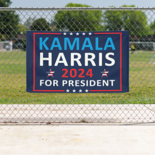 Kamala Harris 2024 For President - 2024 Election Banner