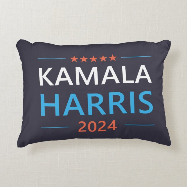 Kamala Harris 2024 for President Decorative Cushion (Front)