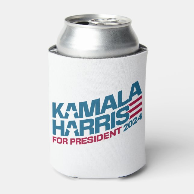 Kamala Harris 2024 For President Election Campaign Can Cooler (Can Front)