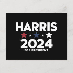Kamala Harris 2024 For President Election Campaign Postcard