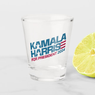 Kamala Harris 2024 For President Election Campaign Shot Glass