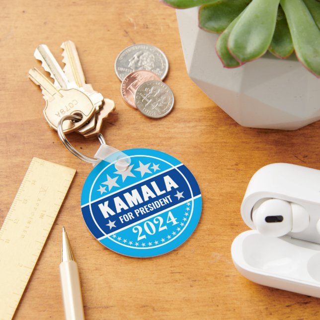 Kamala Harris 2024 for President  Key Ring (Desk)