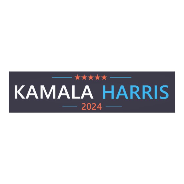 Kamala Harris 2024 for President Photo Print (Front)