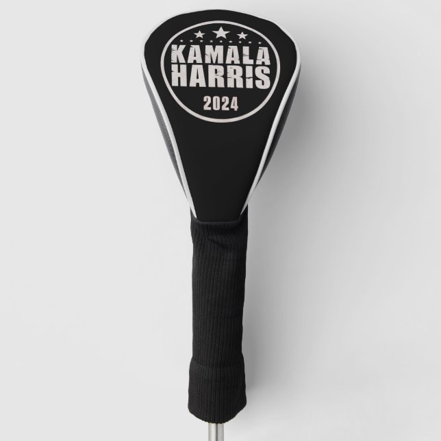 Kamala Harris 2024 For President Retro Election Golf Head Cover (Front)