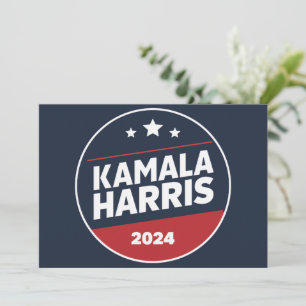 Kamala Harris 2024 For President Retro Election Invitation