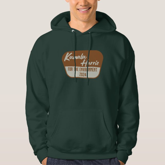 Kamala Harris 2024 for the Environment Hoodie (Front)
