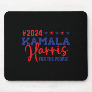 Kamala Harris 2024 Leadership With Purpose Premium Mouse Mat
