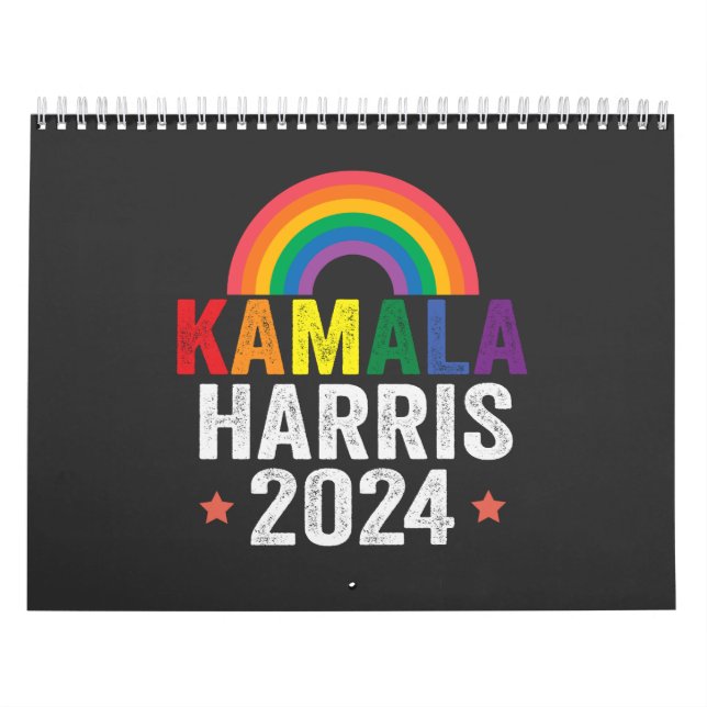 Kamala Harris 2024 Lgbtq Election President  Calendar (Cover)