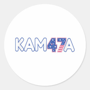 Kamala Harris 2024 Madam President Harris Vote Ele Classic Round Sticker