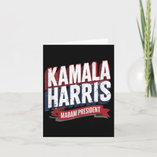 Kamala Harris 2024 Madam President Kamala 47 Usa E Card