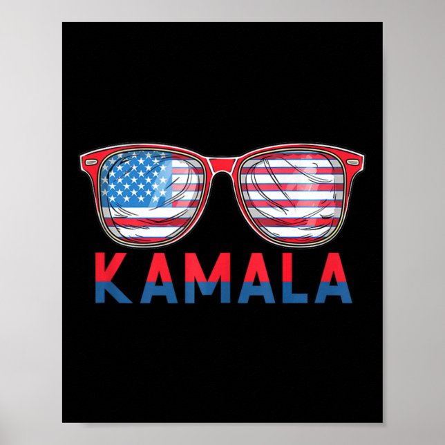 Kamala Harris 2024 Madam President Kamala 47 Usa E Poster (Front)