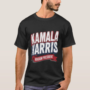 Kamala Harris 2024 Madam President Kamala 47 Usa E T-Shirt