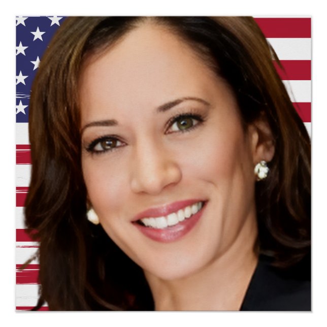 Kamala Harris 2024 my president is a black and fem Poster (Front)