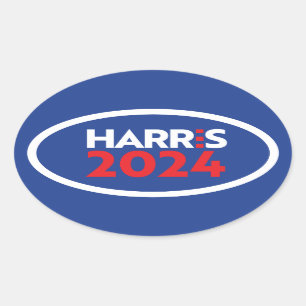 Kamala Harris 2024 Oval Sticker