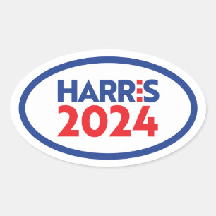 Kamala Harris 2024 Oval Sticker