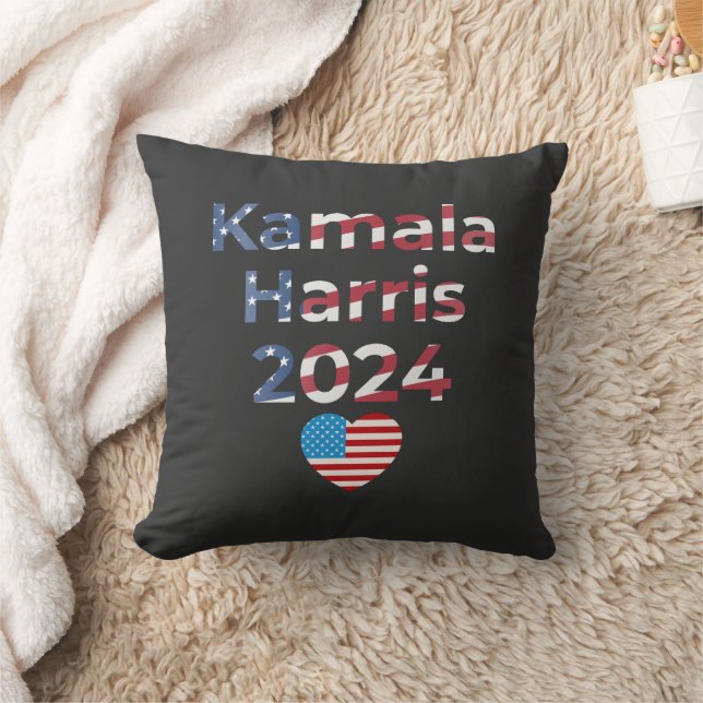 Kamala Harris 2024 Patriotic  Cushion (Blanket)