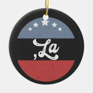 Kamala Harris 2024 President Comma La Funny Ceramic Tree Decoration