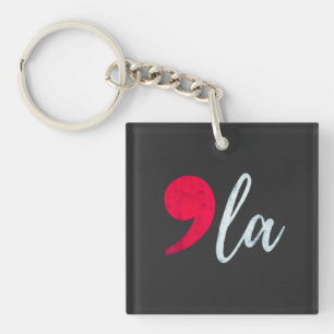 Kamala Harris 2024 President Comma La Funny Key Ring