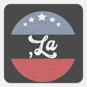 Kamala Harris 2024 President Comma La Funny Square Sticker