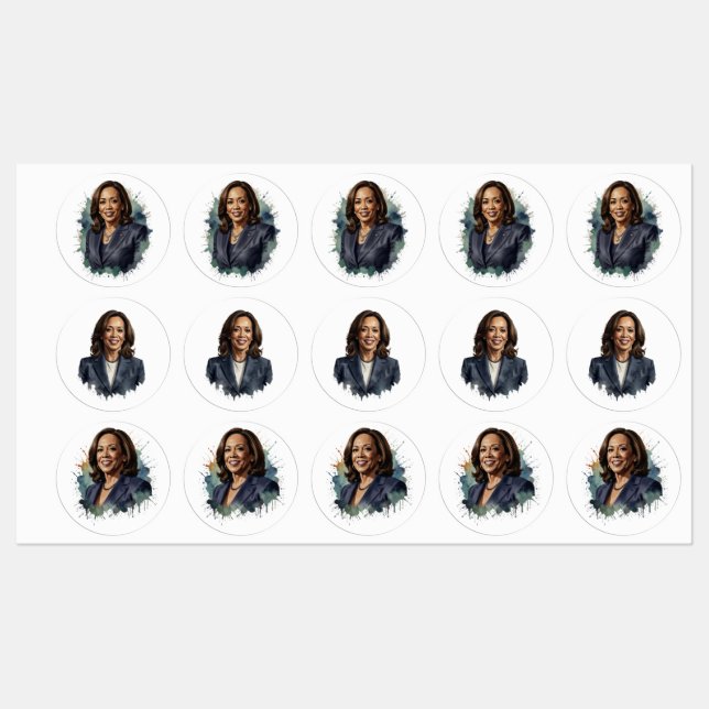  Kamala Harris 2024, President USA (Sheet)