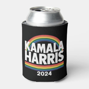 Kamala Harris 2024 Rainbow Gay Pride LGBT Election Can Cooler