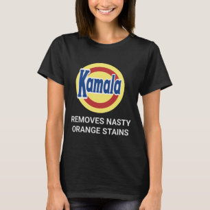 Kamala Harris 2024 Removes Nasty Orange Stains Fun T-Shirt