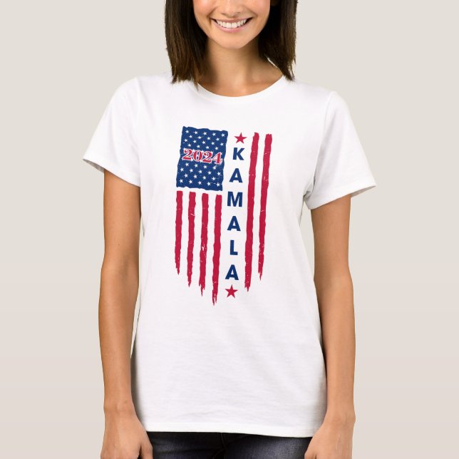 Kamala Harris 2024 Retro Design T-Shirt (Front)