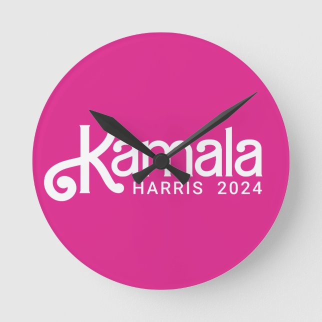 Kamala HARRIS 2024 Round Clock (Front)