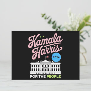 Kamala Harris 2024 Social Democrat Vote Blue  Invitation